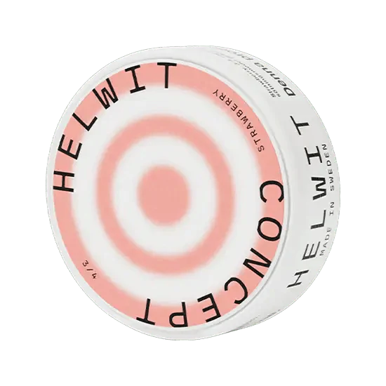 helwit strawberry nicotine pouches  