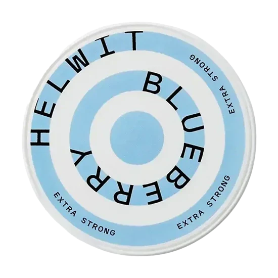 helwit blueberry - extra strong nicotine pouches