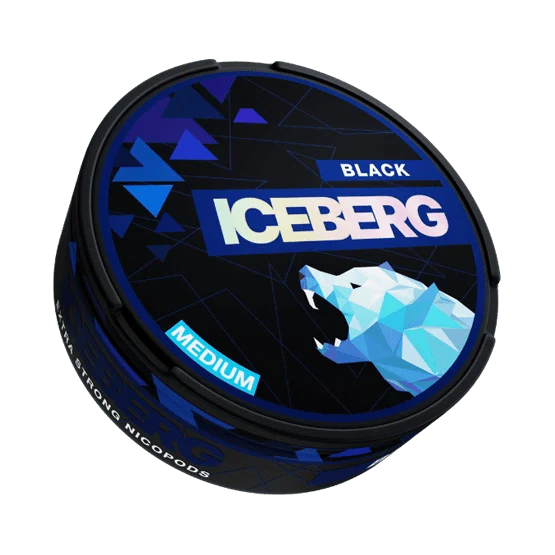 iceberg black medium - 20mg nicotine pouches