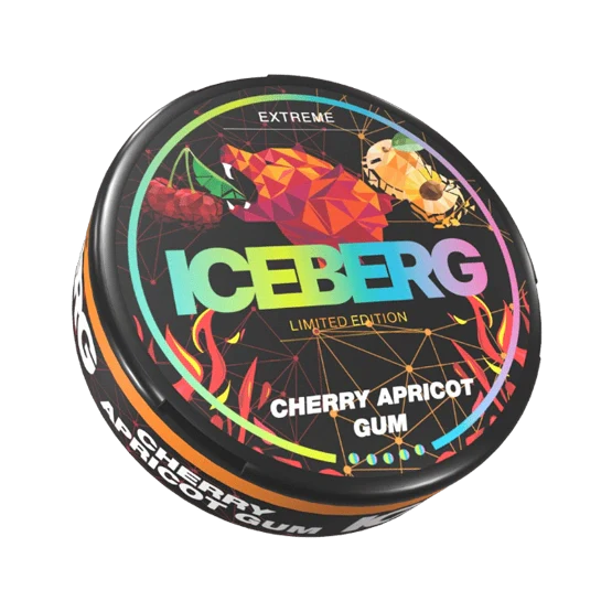 iceberg cherry apricot gum - 150mg nicotine pouches