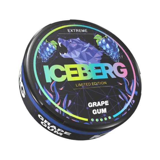 iceberg grape gum - 150mg nicotine pouches