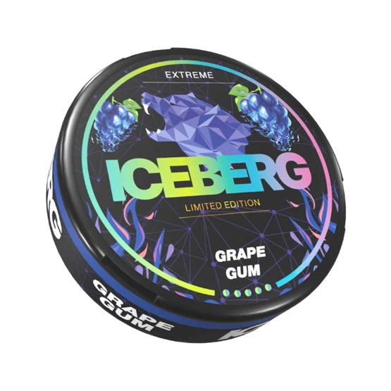 iceberg grape gum - 150mg nicotine pouches