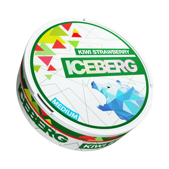 iceberg kiwi strawberry medium - 20mg nicotine pouches