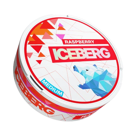 iceberg raspberry medium - 20mg nicotine pouches