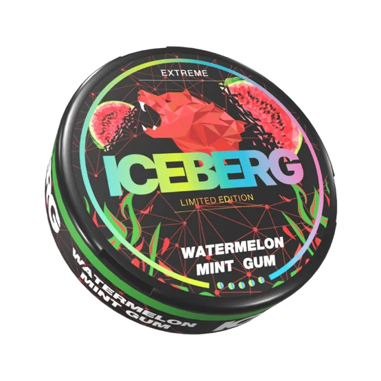 iceberg watermelon mint gum - 150mg nicotine pouches