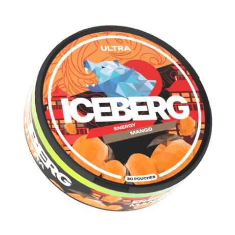 iceberg xxl energy mango - 150mg nicotine pouches