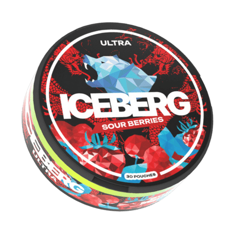 iceberg xxl sour berries - 150mg nicotine pouches