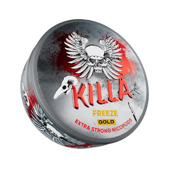 killa freeze gold - 16mg nicotine pouches