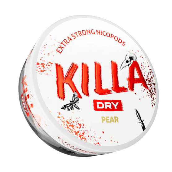 killa dry pear - 9.9mg nicotine pouches