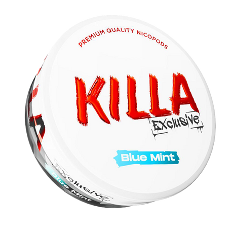 killa exclusive blue mint - 16.5mg/g nicotine pouches