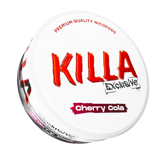 killa exclusive cherry cola - 16.5mg/g nicotine pouches