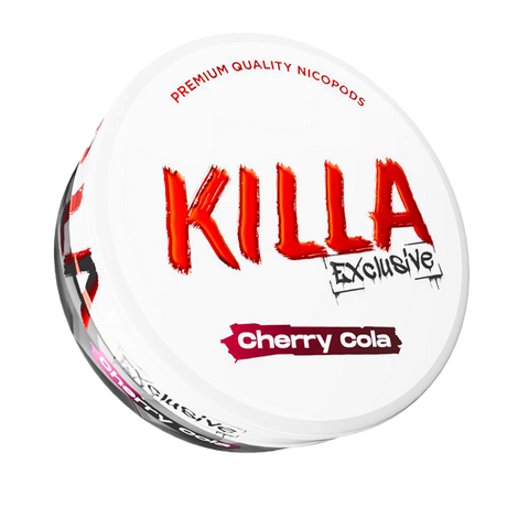 killa exclusive cherry cola - 16.5mg/g nicotine pouches