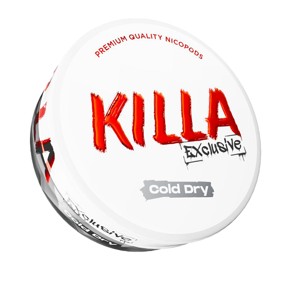 killa exclusive cold dry - 16.5mg/g nicotine pouches