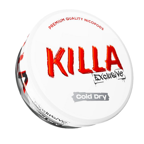 killa exclusive cold dry - 16.5mg/g nicotine pouches