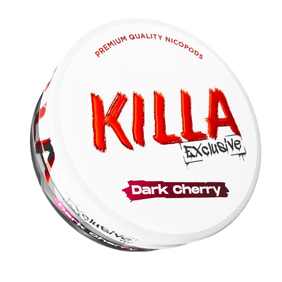 killa exclusive dark cherry - 16.5mg/g nicotine pouches