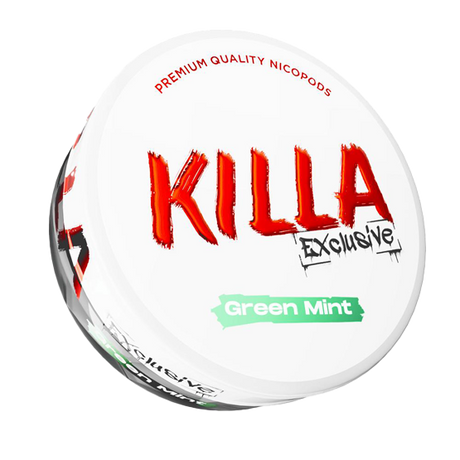 killa exclusive green mint - 16.5mg/g nicotine pouches