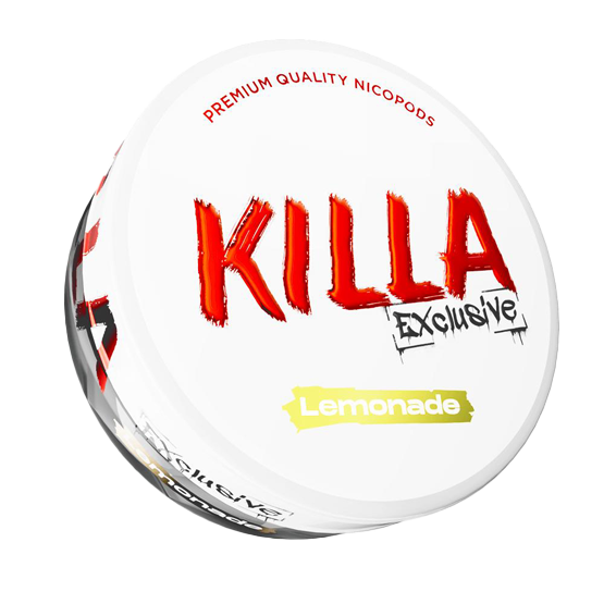 killa exclusive lemonade - 16.5mg/g nicotine pouches