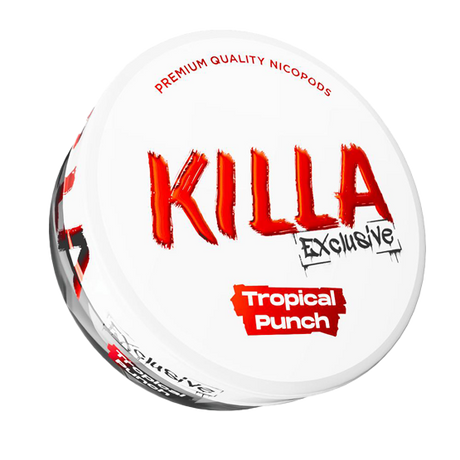 killa exclusive tropical punch - 16.5mg/g nicotine pouches