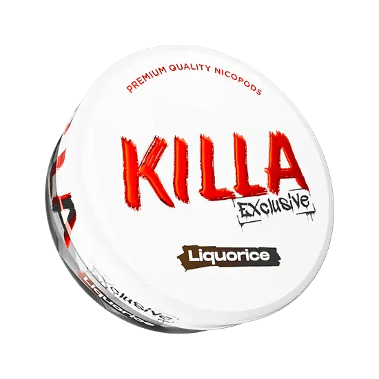 killa exclusive liquorice - 16.5mg/g nicotine pouches