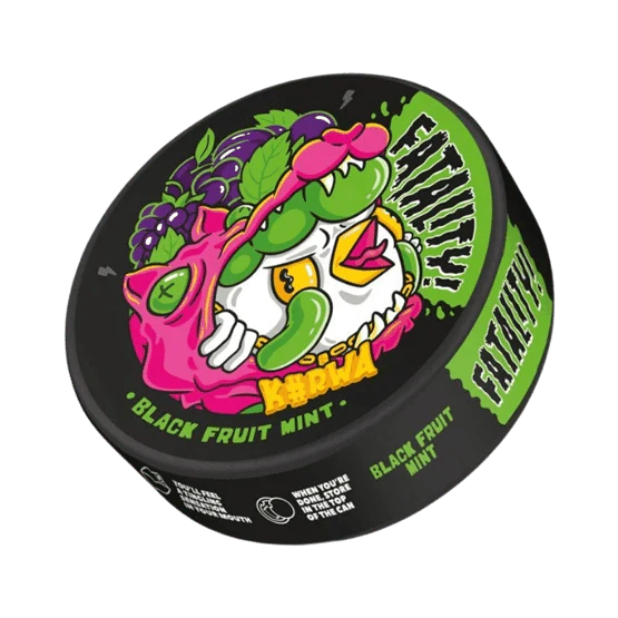 kurwa black fruit mint - 47mg nicotine pouches
