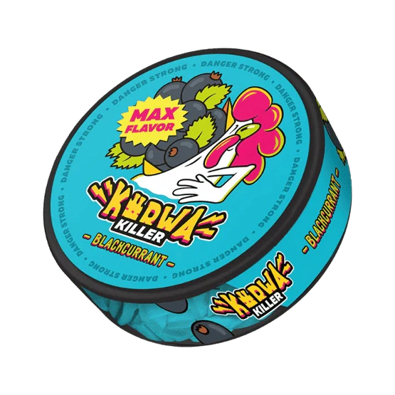 kurwa blackcurrant - 50mg nicotine pouches