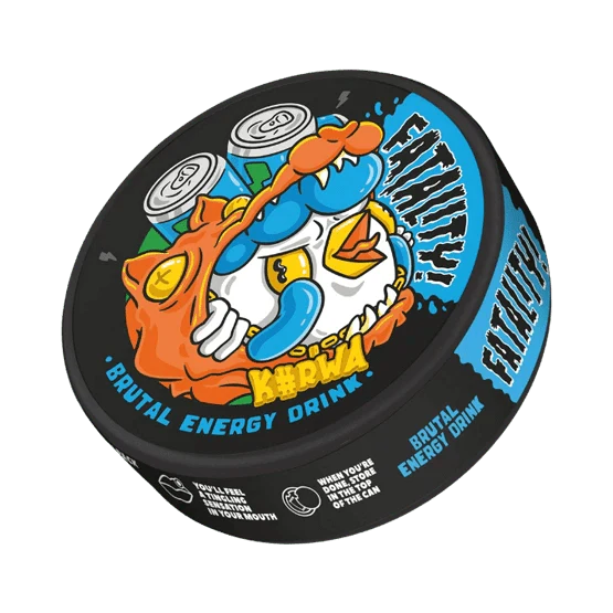 kurwa brutal energy drink - 47mg nicotine pouches