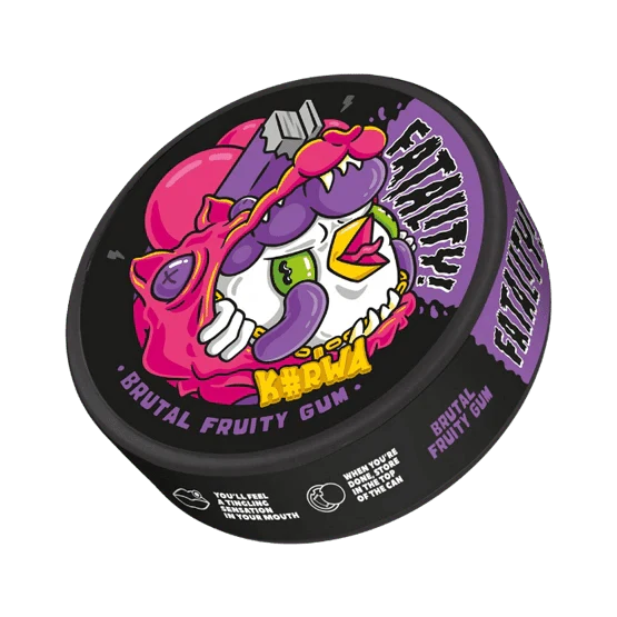kurwa brutal fruity gum - 47mg nicotine pouches