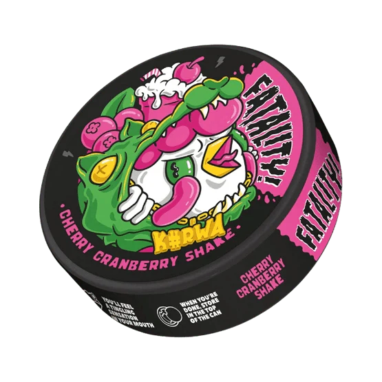 kurwa cherry cranberry shake - 47mg nicotine pouches