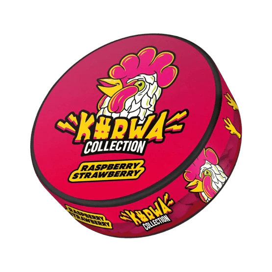 kurwa raspberry strawberry - 16mg/g nicotine pouches