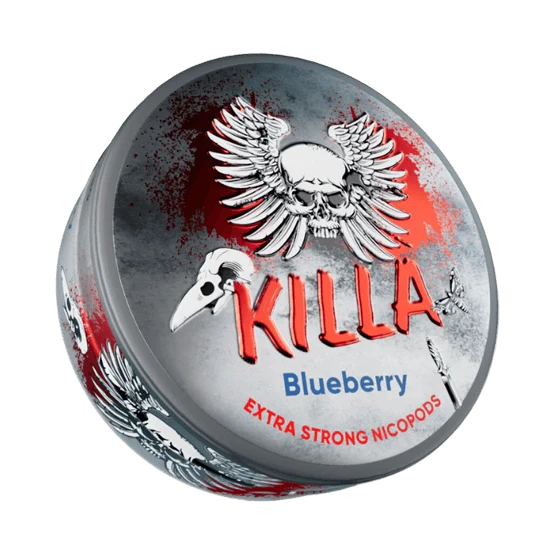 killa blueberry - 16mg nicotine pouches