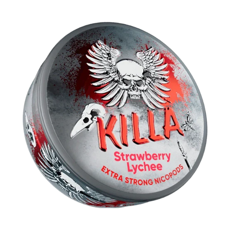 killa strawberry lychee - 16mg nicotine pouches