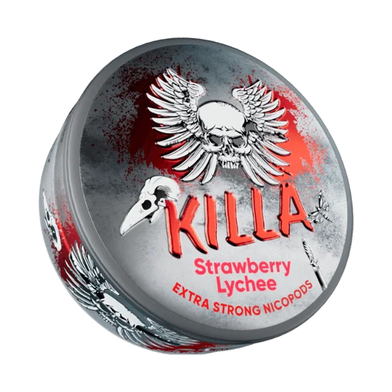 killa strawberry lychee - 16mg nicotine pouches