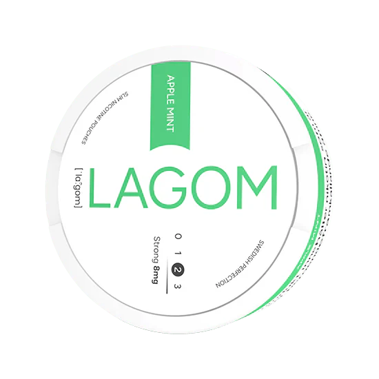 lagom apple mint strong 8mg nicotine pouches  