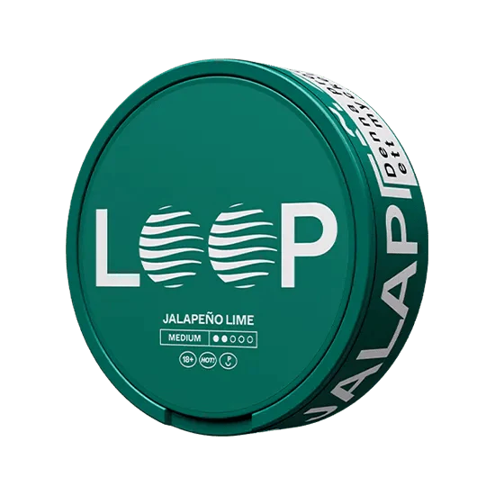 loop jalapeno lime medium nicotine pouch  