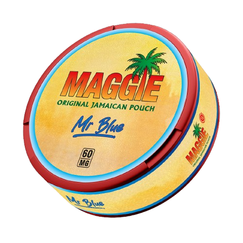 maggie mr blue nicotine pouches