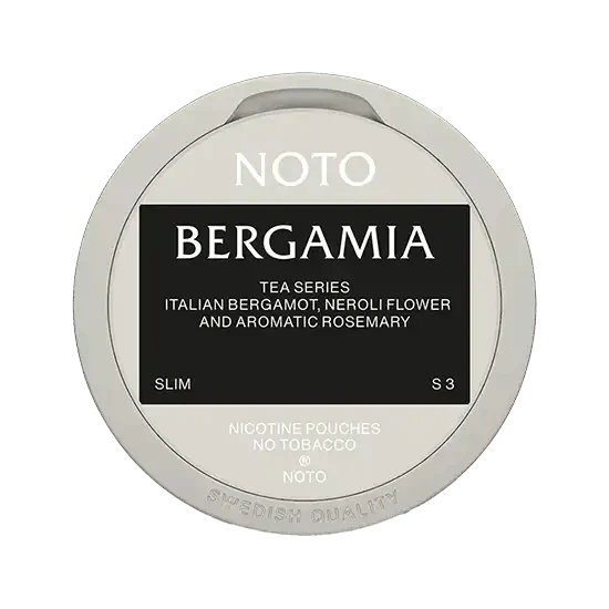 noto bergamia nicotine pouches