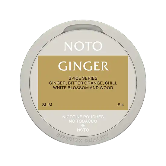 noto ginger nicotine pouches