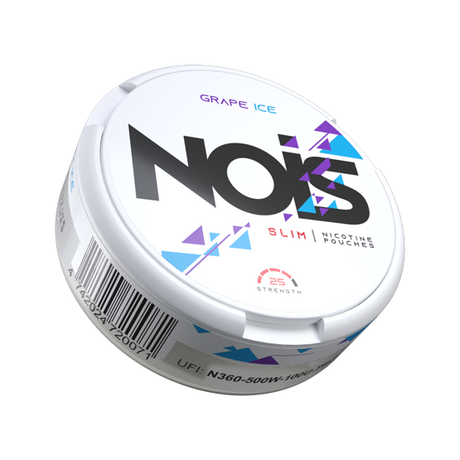 nois grape ice - 25mg/g nicotine pouches