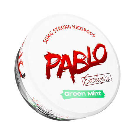 pablo exclusive green mint - 30mg nicotine pouches