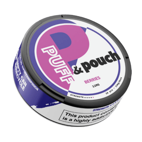 puff & pouch berries - 12mg nicotine pouches