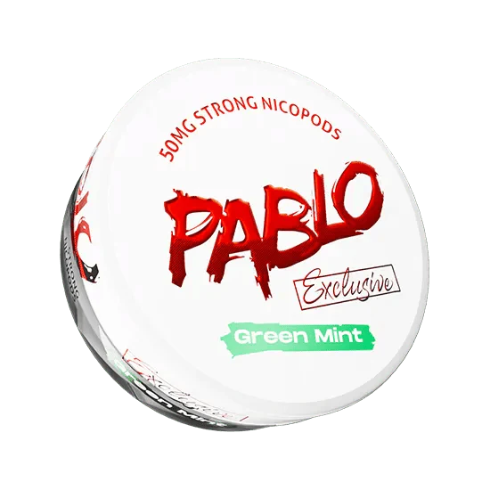 pablo exclusive green mint - 30mg nicotine pouches