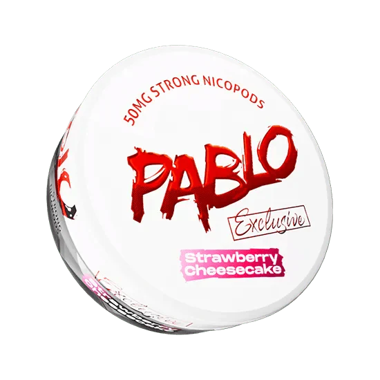 pablo exclusive strawberry cheesecake - 50mg nicotine pouches