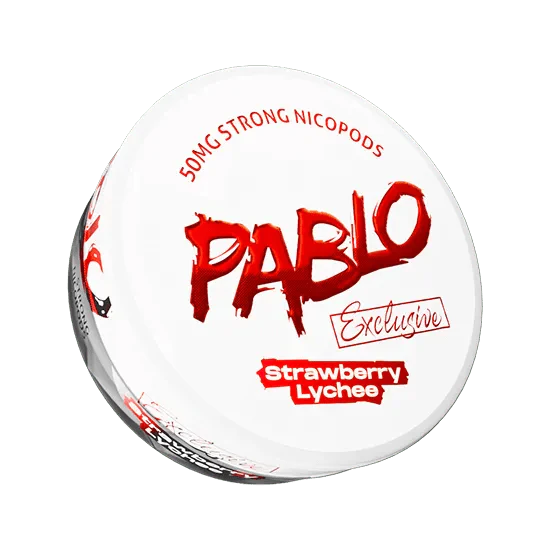 pablo exclusive strawberry lychee - 50mg nicotine pouches