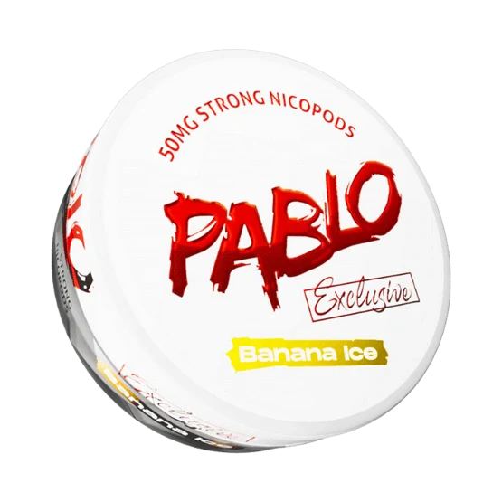 pablo exclusive banana ice - 50mg nicotine pouches