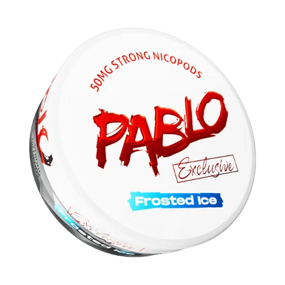 pablo exclusive frosted ice - 50mg nicotine pouches