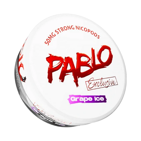 pablo exclusive grape ice - 50mg nicotine pouches