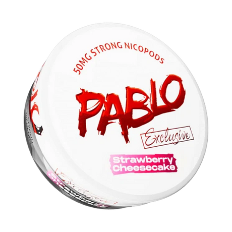 pablo exclusive strawberry cheesecake - 50mg nicotine pouches