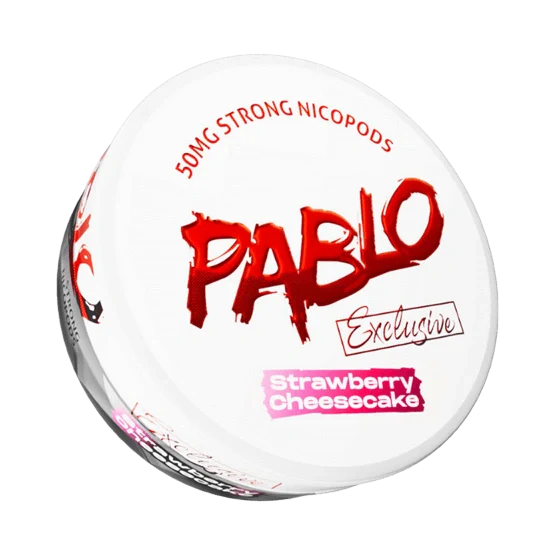 pablo exclusive strawberry cheesecake - 50mg nicotine pouches