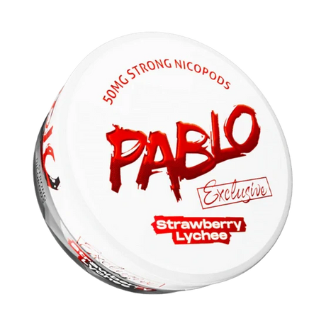 pablo exclusive strawberry lychee - 50mg nicotine pouches