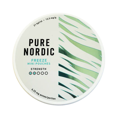 pure nordic freeze mini - 6.25 mg nicotine pouches